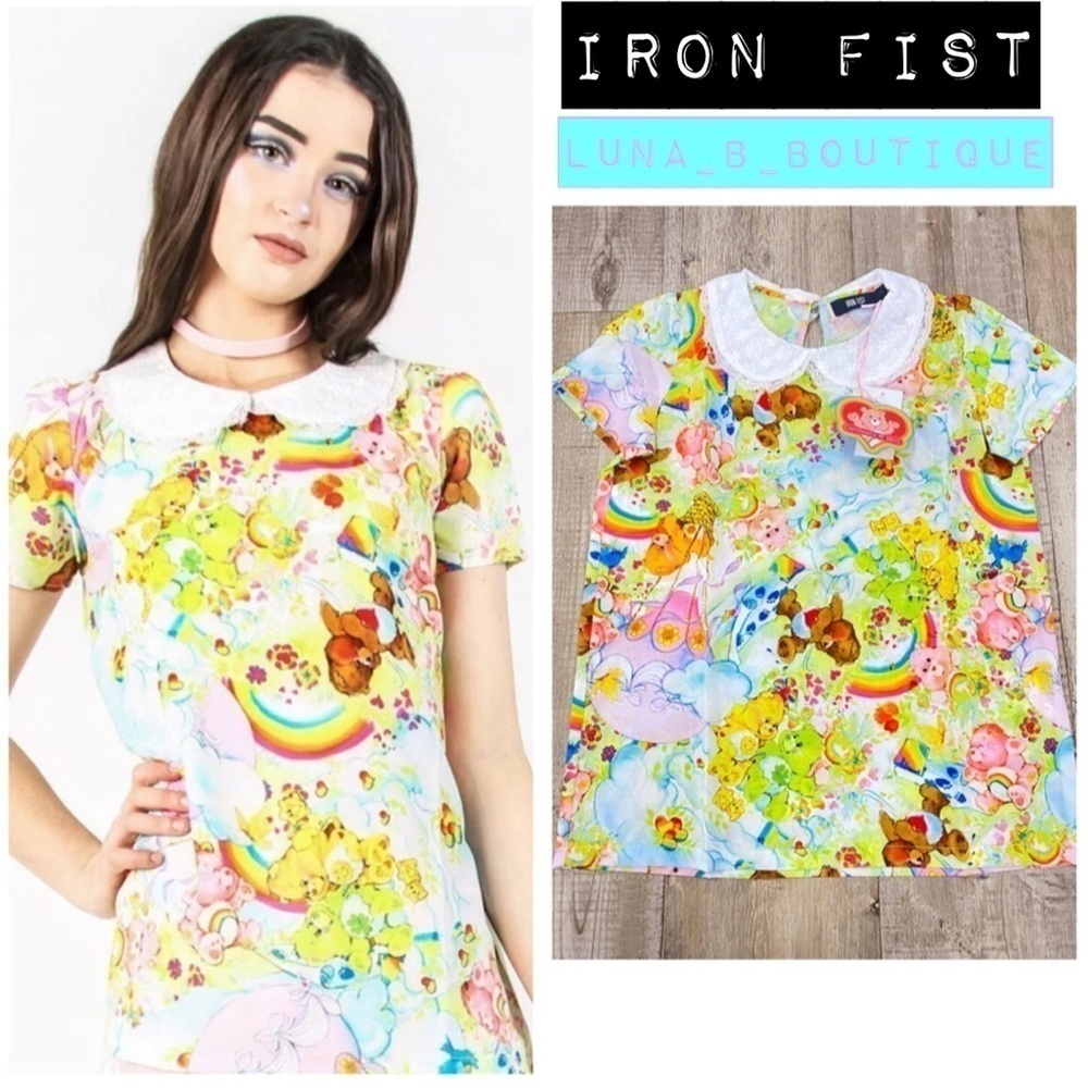 🆕🌈Iron Fist Care Bears “Spring Fling Girly Top”🌈